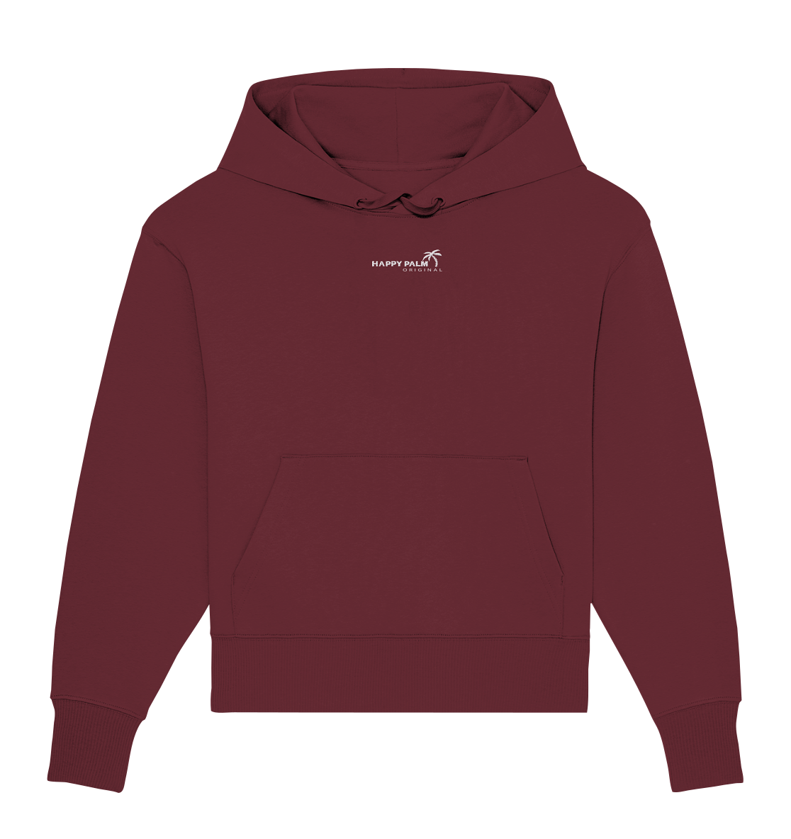 THE HAPPY PALM© Stick | Oversized Bio-Kapuzenpullover Hoodie