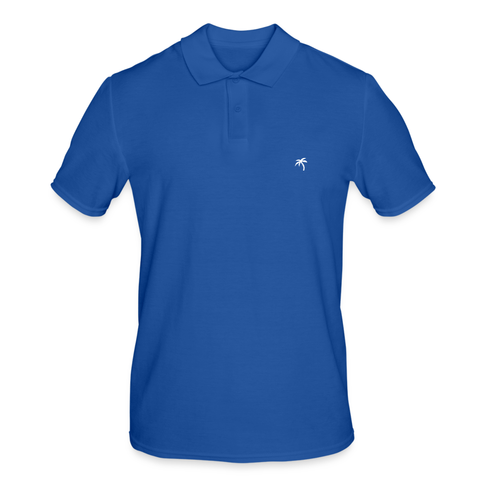 THE HAPPY PALM© Herren Polo Shirt - Royalblau