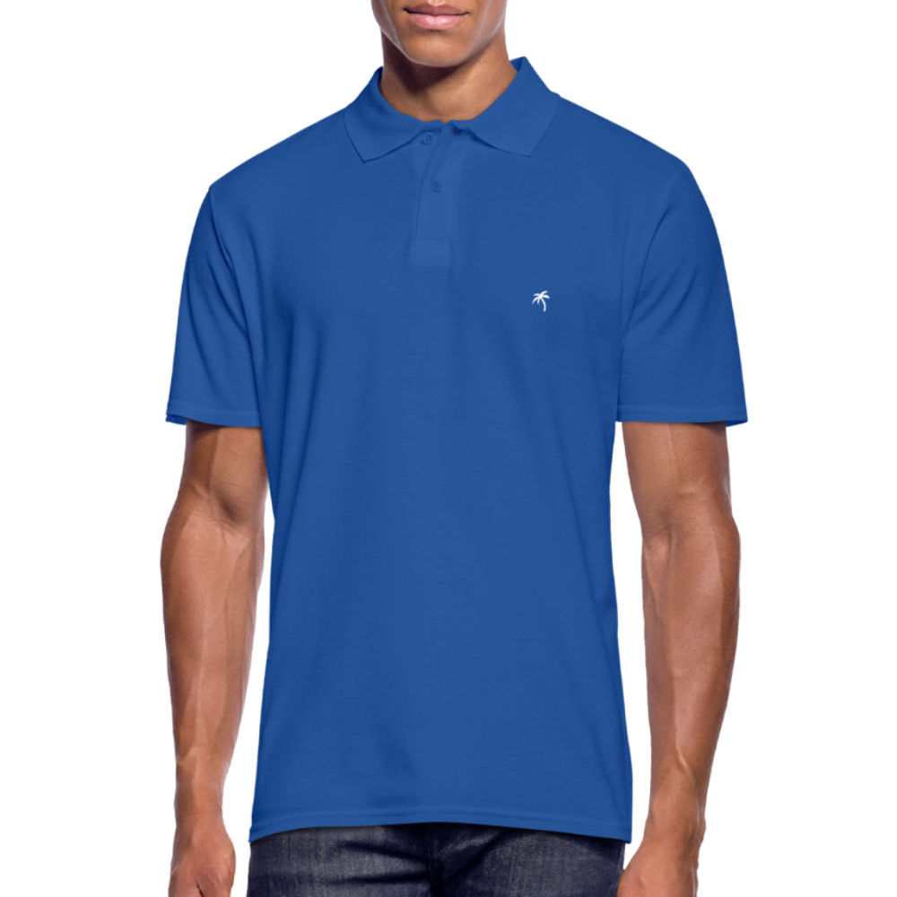 THE HAPPY PALM© Herren Polo Shirt - Royalblau