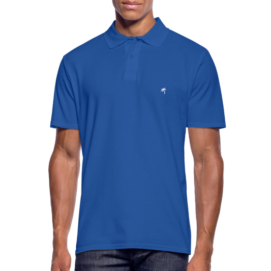 THE HAPPY PALM© Herren Polo Shirt - Royalblau