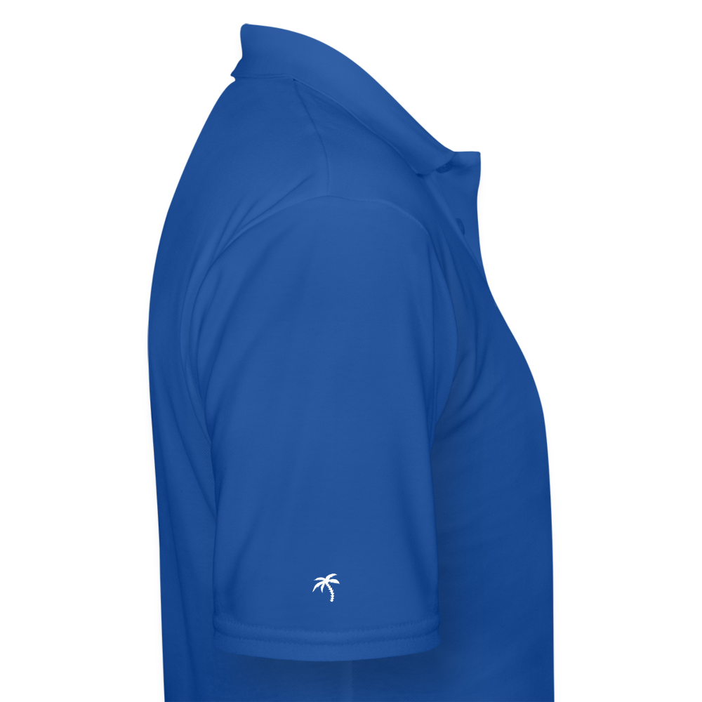 THE HAPPY PALM© Herren Polo Shirt - Royalblau