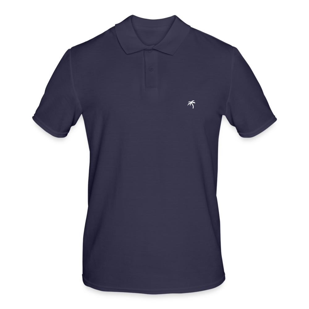 THE HAPPY PALM© Herren Polo Shirt - Navy