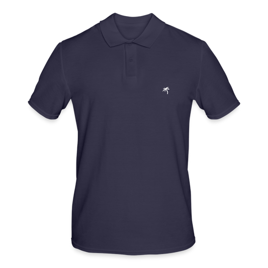 THE HAPPY PALM© Herren Polo Shirt - Navy