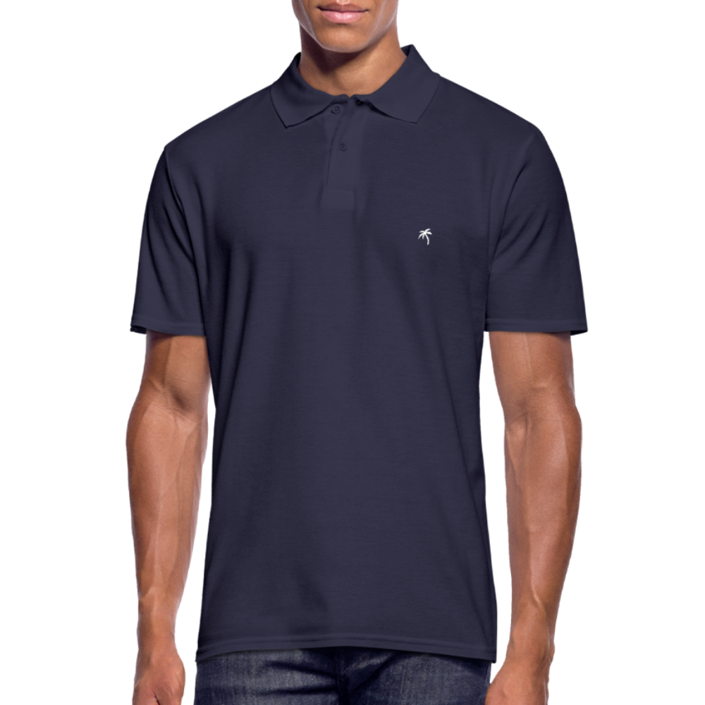 THE HAPPY PALM© Herren Polo Shirt - Navy