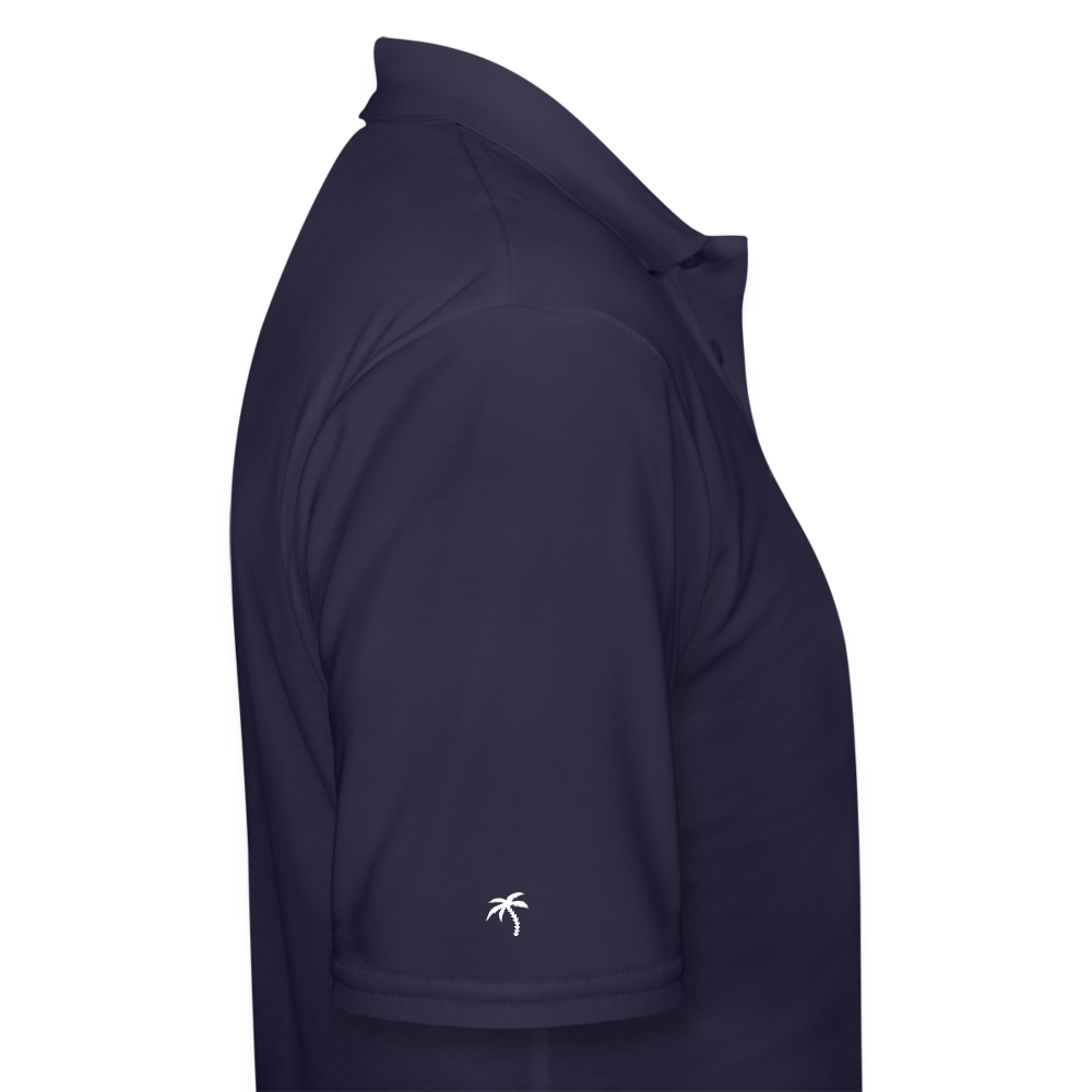 THE HAPPY PALM© Herren Polo Shirt - Navy
