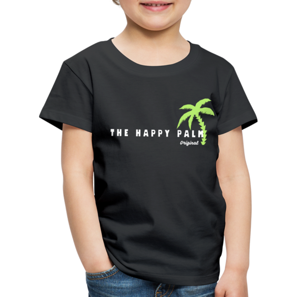 THE HAPPY PALM© Kinder T-Shirt Jungen - Schwarz