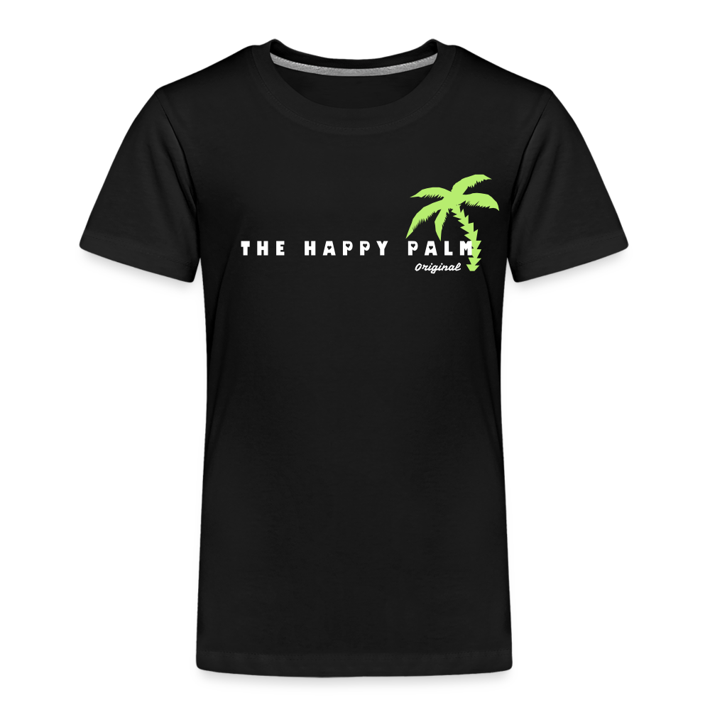 THE HAPPY PALM© Kinder T-Shirt Jungen - Schwarz