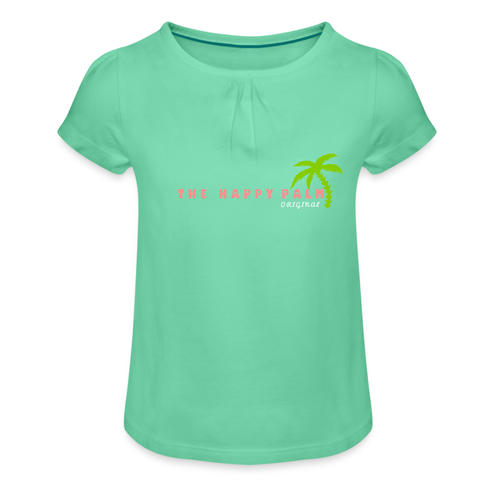 THE HAPPY PALM© Kinder T-Shirt Mädchen - Mintgrün