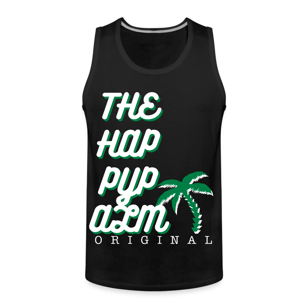 THE HAPPY PALM© Herren Tank Top - Schwarz