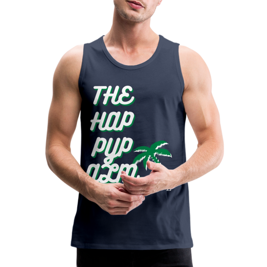 THE HAPPY PALM© Herren Tank Top - Navy