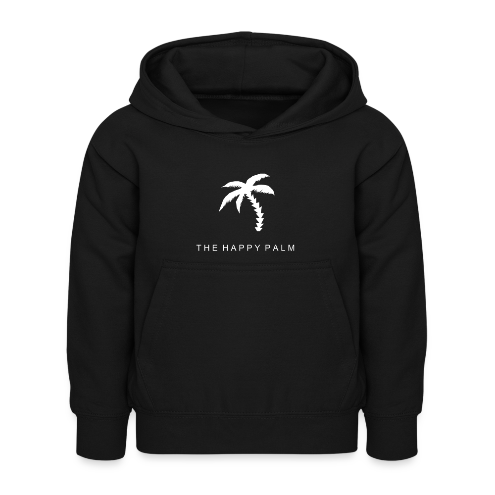 THE HAPPY PALM© Kinder Hoodie Kapuzenpullover - Schwarz
