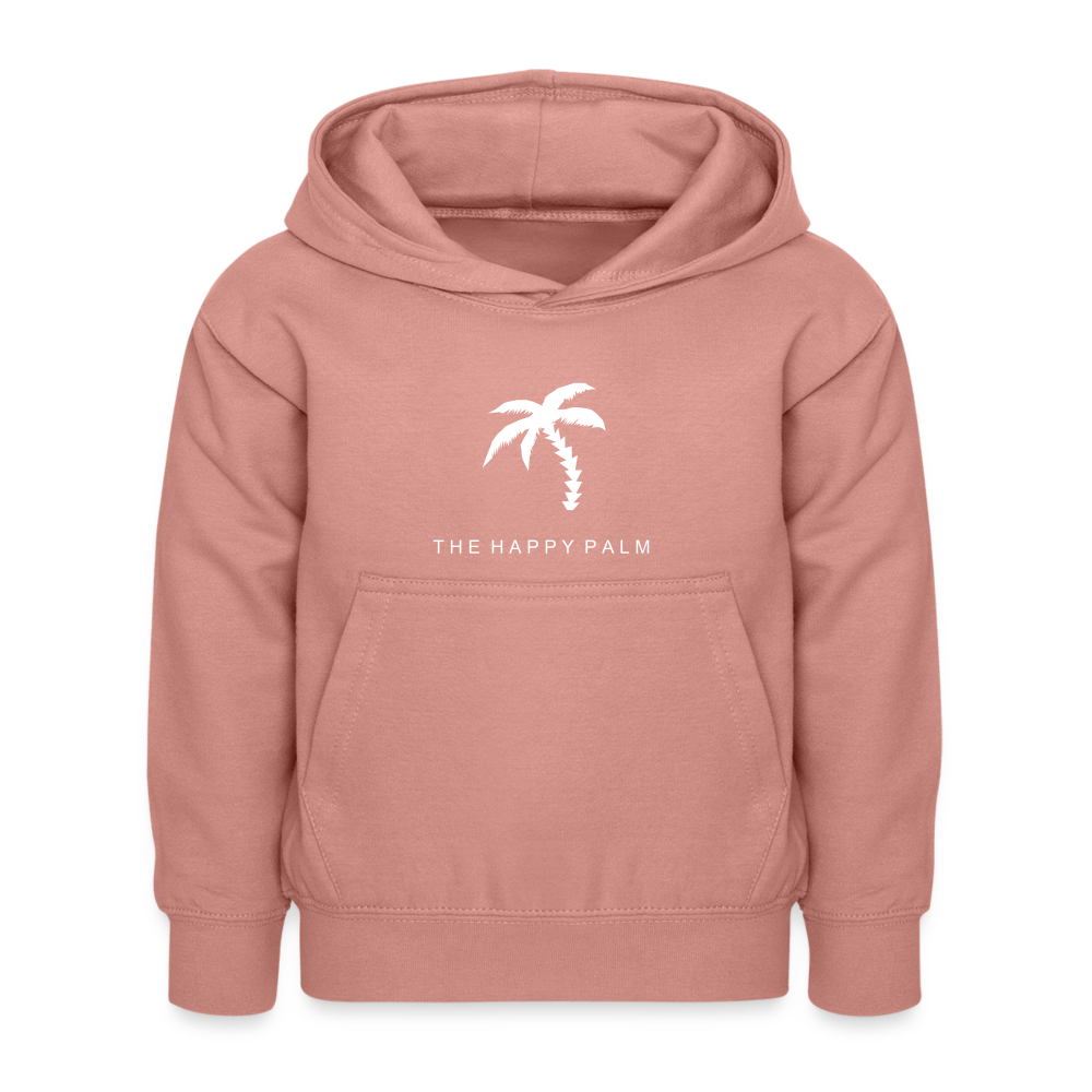 THE HAPPY PALM© Kinder Hoodie Kapuzenpullover - Altrosa