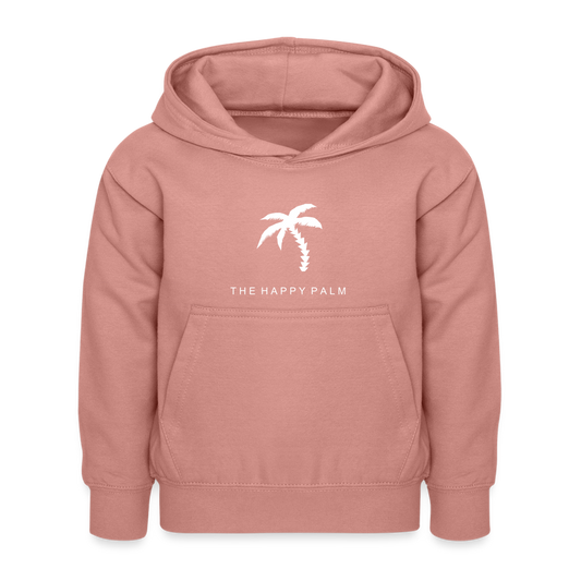 THE HAPPY PALM© Kinder Hoodie Kapuzenpullover - Altrosa
