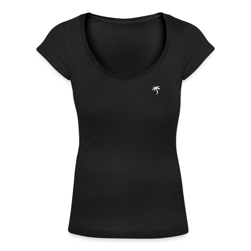 White Palm - Rundhalsshirt Damen - Schwarz