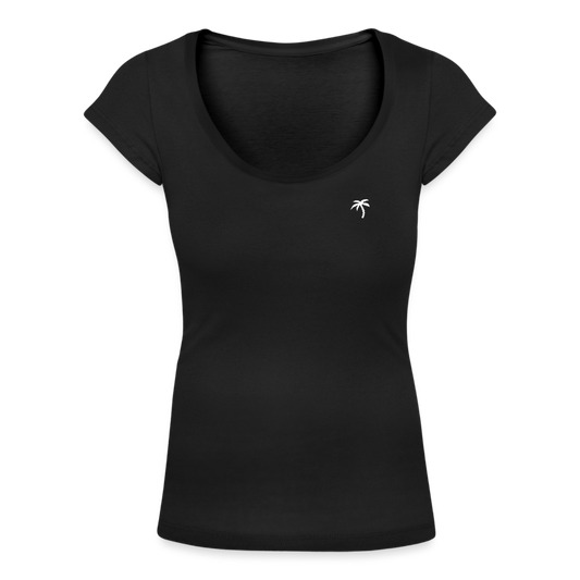 White Palm - Rundhalsshirt Damen - Schwarz