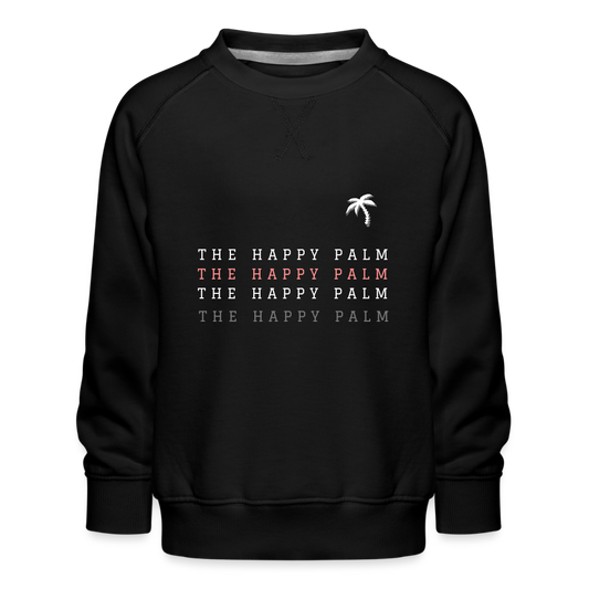 THE HAPPY PALM© Kinder Sweater - Schwarz