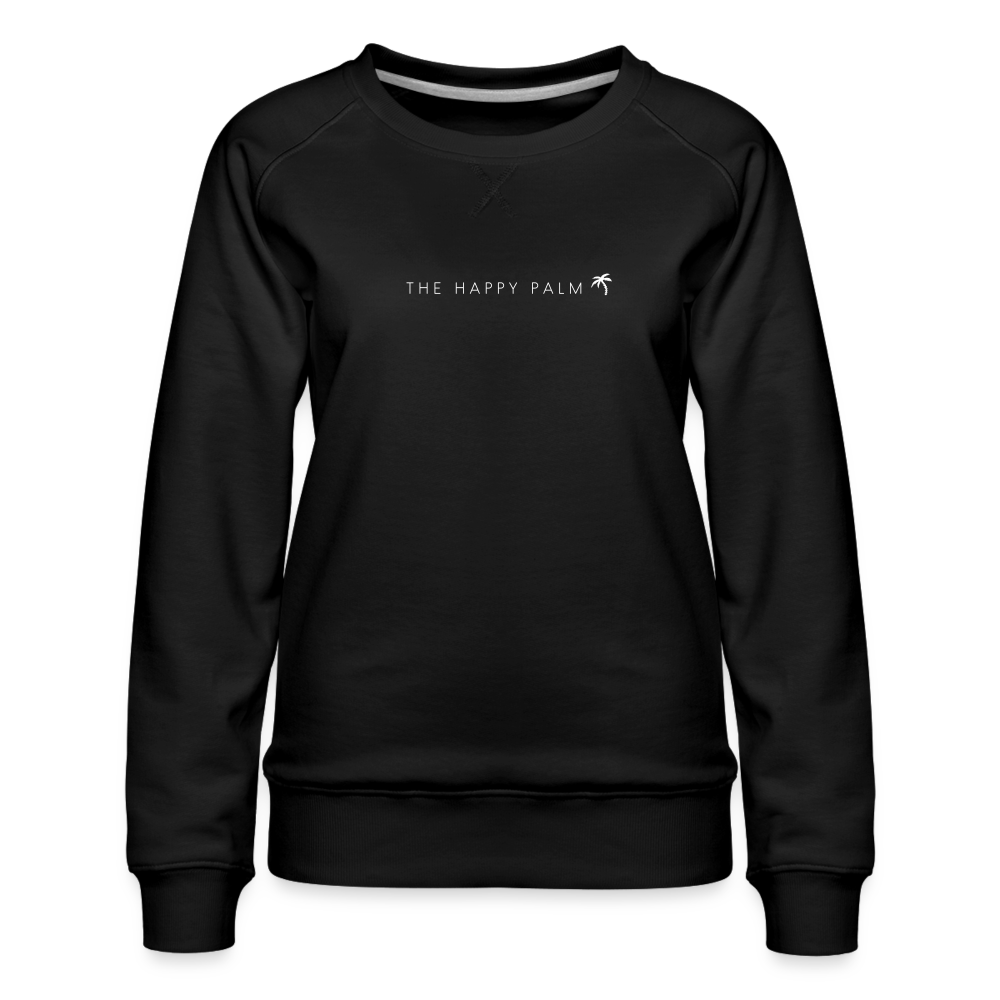 THE HAPPY PALM© Damen Sweater - Schwarz