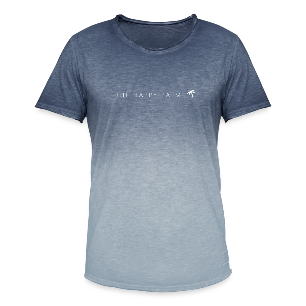 Color Transition T-Shirt Herren - Dip Dye Blau