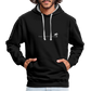 Herren Kapuzenpullover Hoodie - Schwarz/Grau meliert