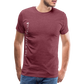 Premium T-Shirt Herren - Bordeauxrot meliert