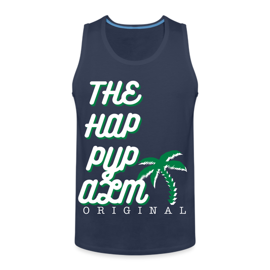 THE HAPPY PALM© Herren Tank Top - Navy
