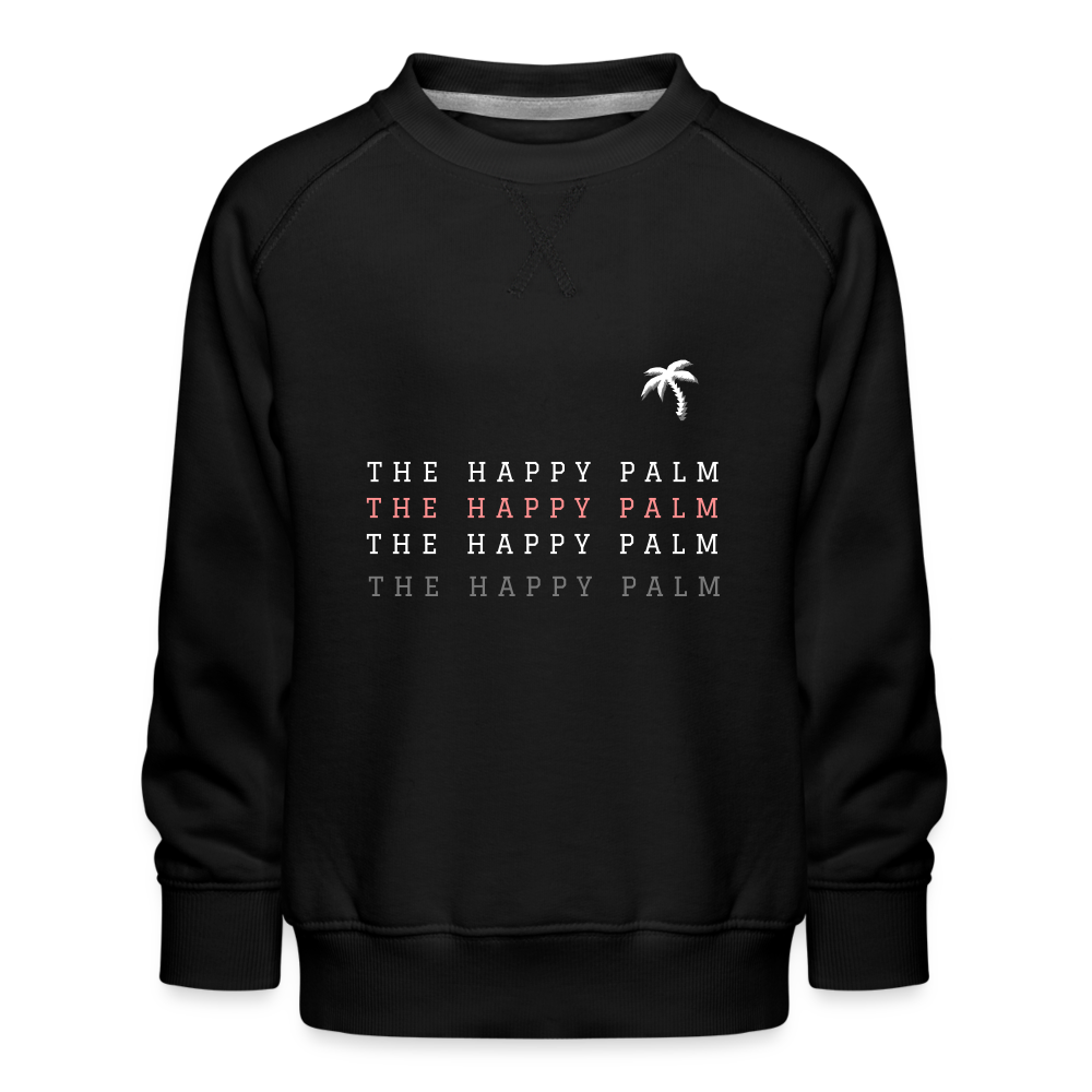 THE HAPPY PALM© Kinder Sweater - Schwarz